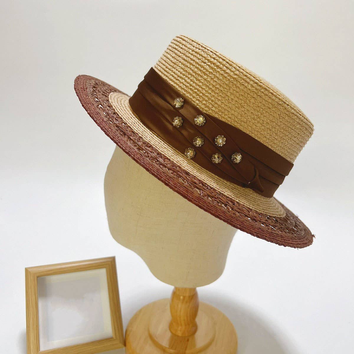 Summer high-end decorative sun hat_CWAH3563