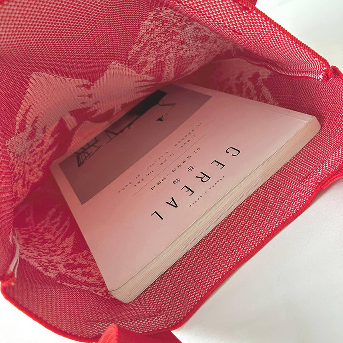 WOMEN FASHIONABLE KNITTED SHOULDER BAG HANDBAG_CWAB1512