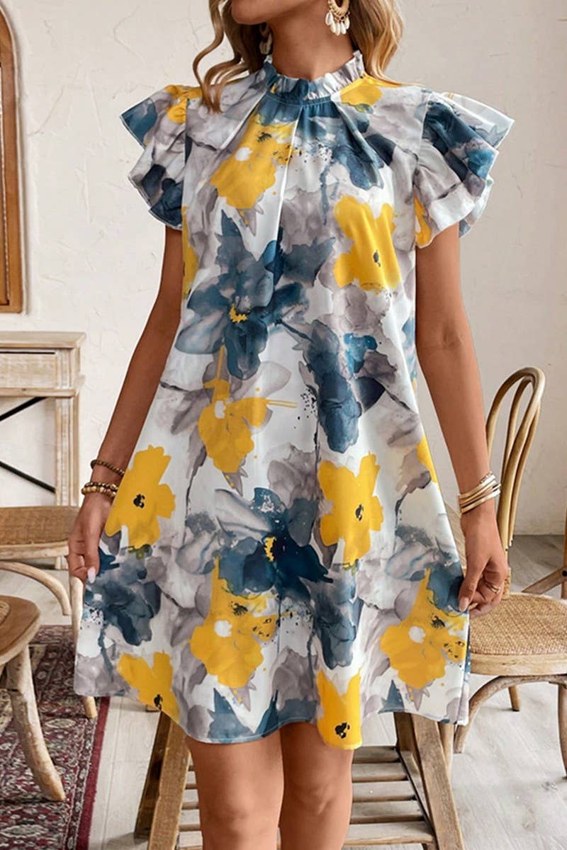 CWDSD8218_SPRING AND SUMMER CASUAL BOHEMIAN PRINT DRESS