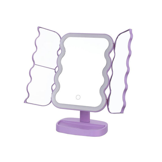 CREATIVE DESKTOP THREE-WAY LED MAKEUP MIRROR