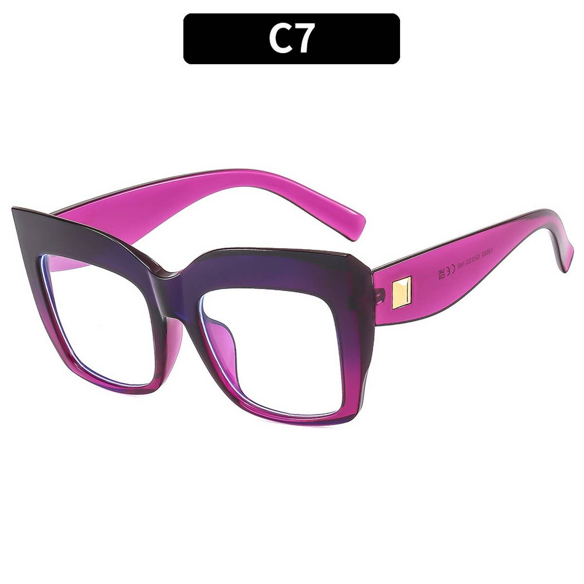 FASHIONABLE LARGE FRAME ANTI-BLUE LIGHT GLASSES