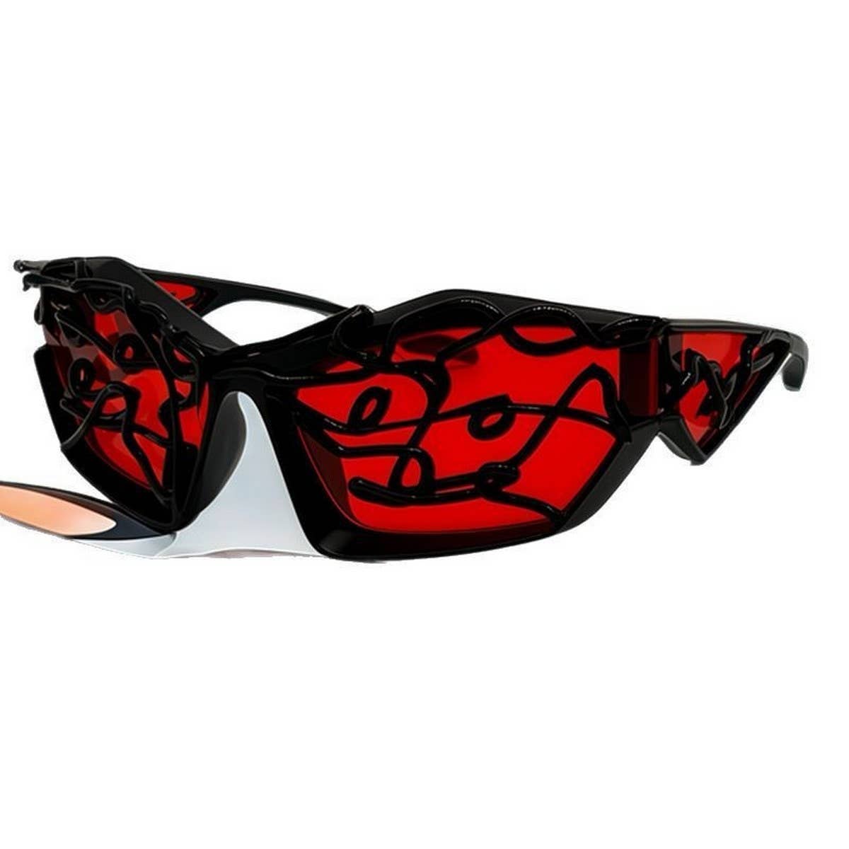 FUTURE TECHNOLOGY SENSE Y2K PUNK SUNGLASSES