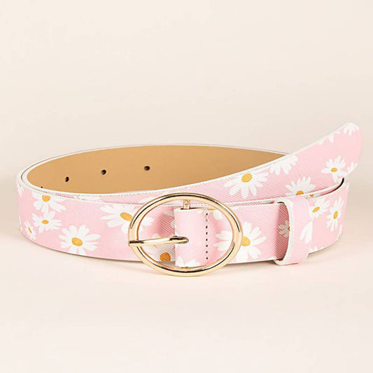 SIMPLE DAISY PINK BELT_CWABE0455