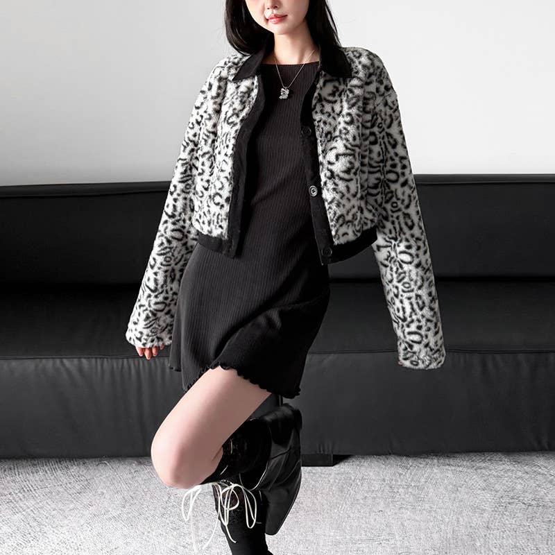 SOLID COLOR STREET FASHION LAPEL FLEECE JACKET