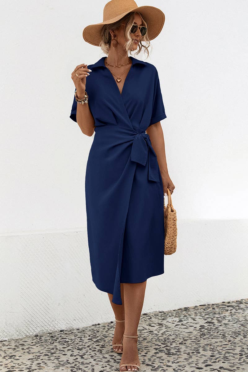 CWDTD0405_NEW SPRING AND SUMMER SHORT SLEEVE DRESS