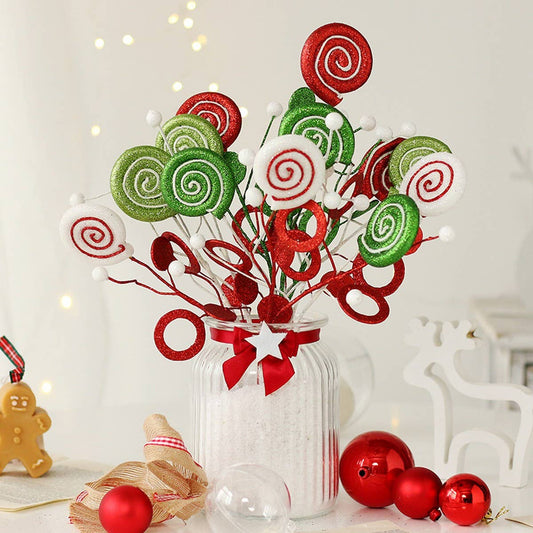 Candy Christmas Picks for Tree & Bouquet_CWAJE5311