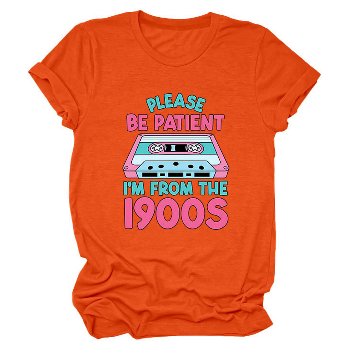 Women??¢s Tee ??Please Be Patient Letter Print_CWTTS1501