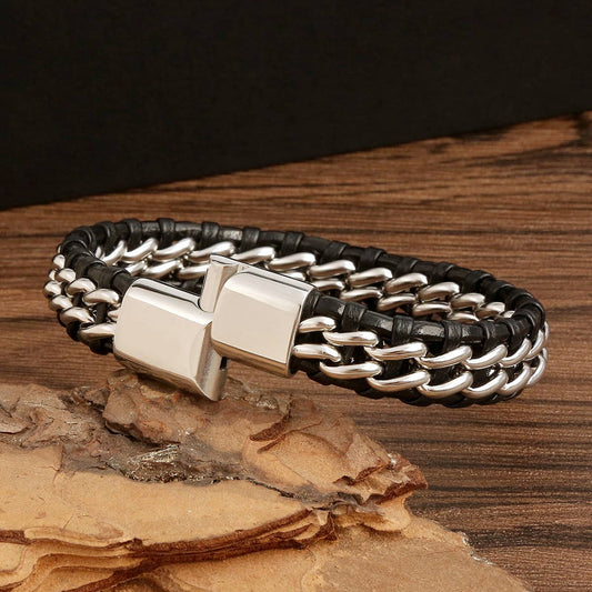 FASHIONABLE WOVEN BRACELET CHAIN BRACELET