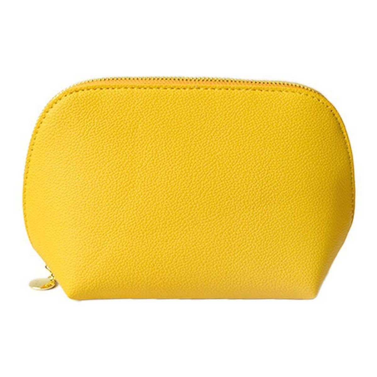 TRAVEL PORTABLE SOLID COLOR SHELL COSMETIC BAG_CWAB1098