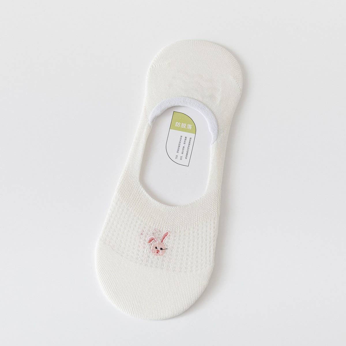 MESH CARTOON EMBROIDERED INVISIBLE SOCKS