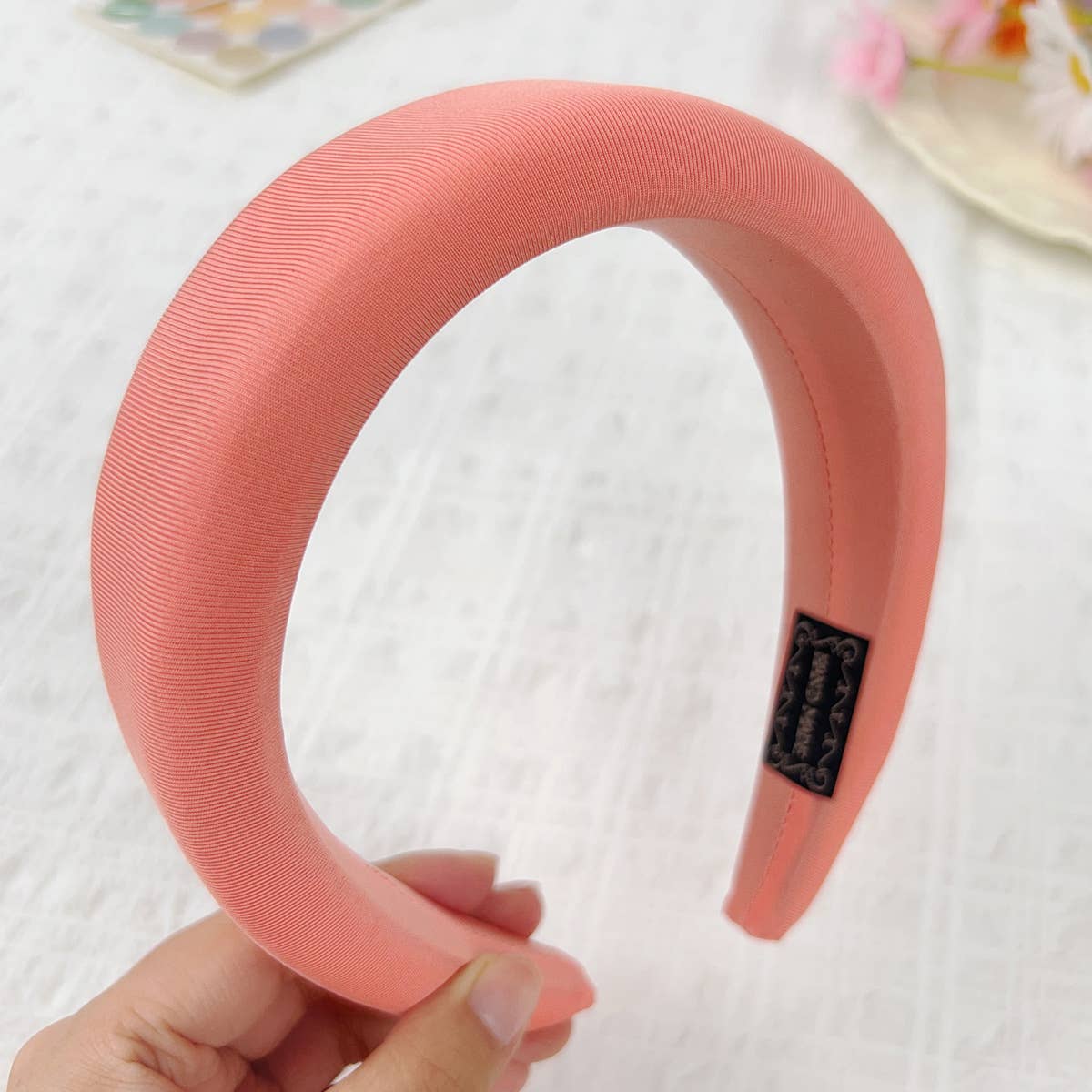 Candy color thickened high cranial top hair band