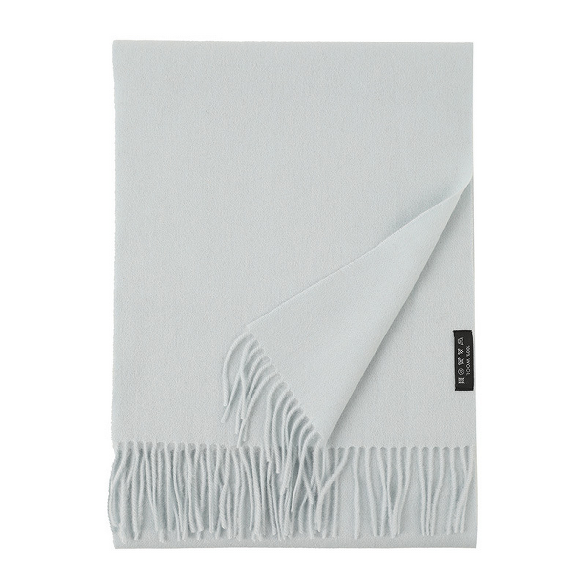 Unisex Wool Scarf ? Soft Solid Color with Tassels