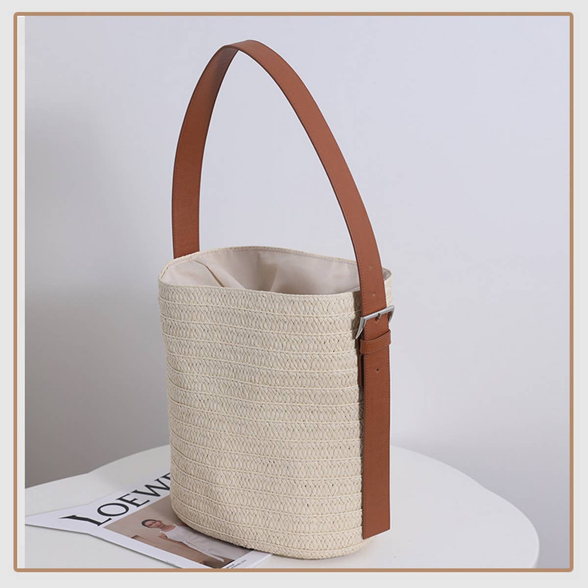 WOMEN NEW VERSATILE SHOULDER WOVEN BAG_CWAB1879
