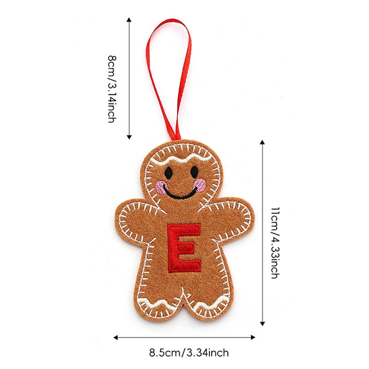 CWMM9399_NEW CHRISTMAS GINGERBREAD MAN DECORATION PENDANT