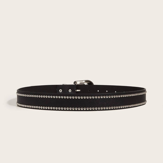 CWABE0560_PUNK BELT WITH SILVER STUDS
