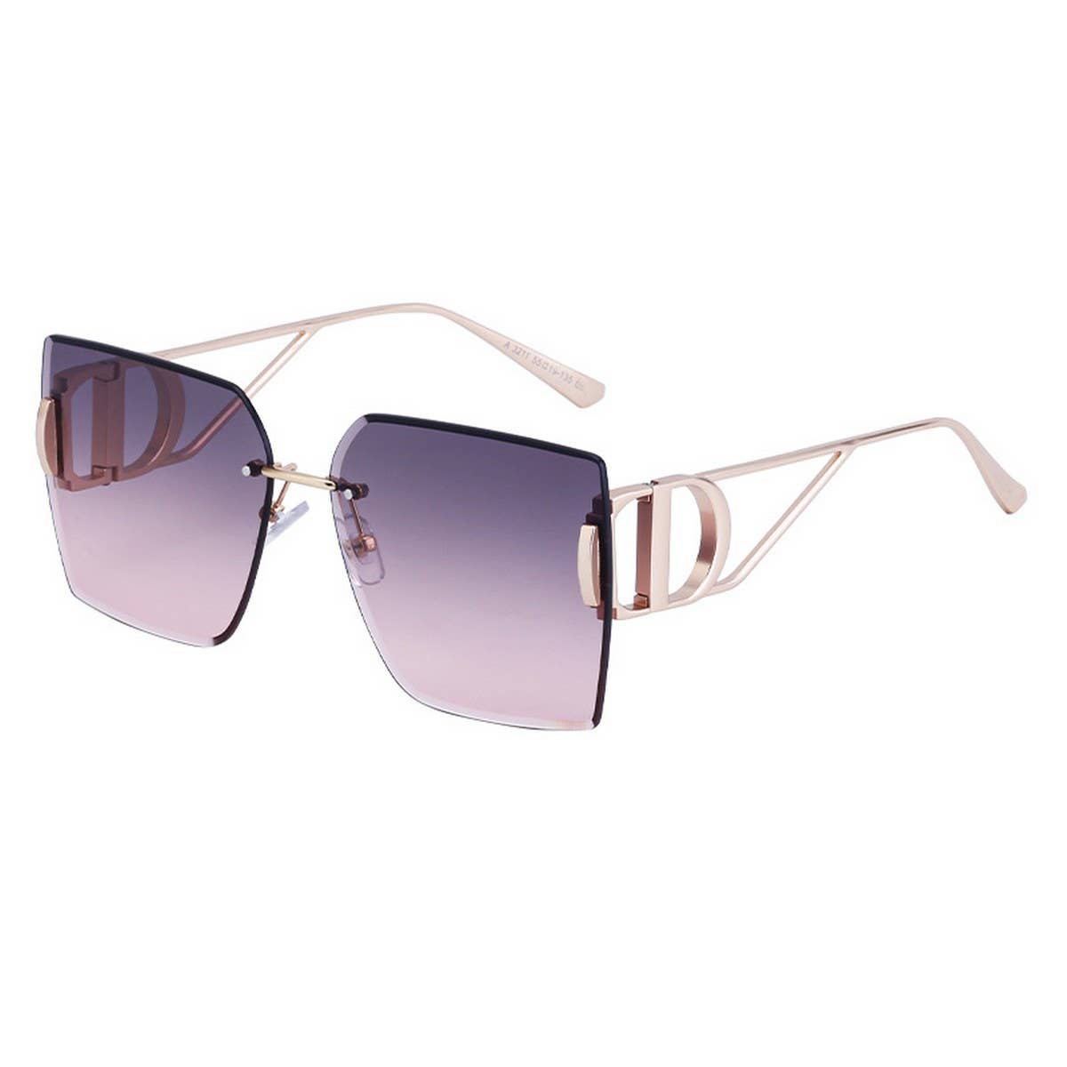 FASHIONABLE DIAMOND-CUT FRAMELESS SUNGLASSES