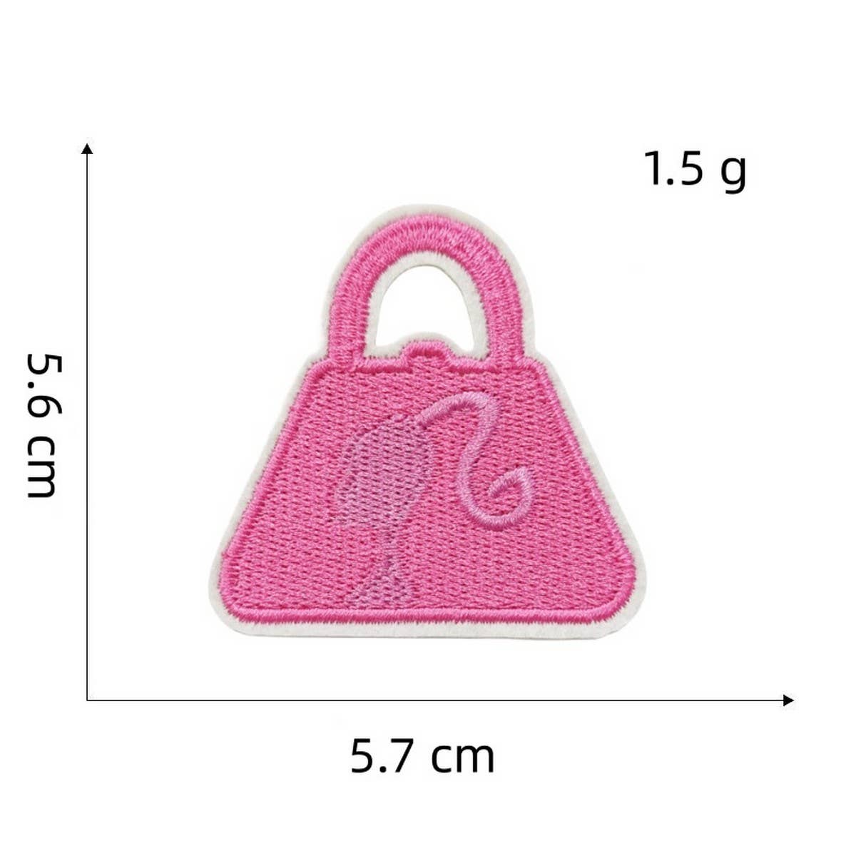 NEW PINK CARTOON EMBROIDERED CLOTH PATCH