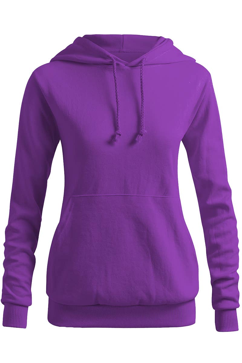 KWOHOL044_Basic Lightweight Pullover Hoodie