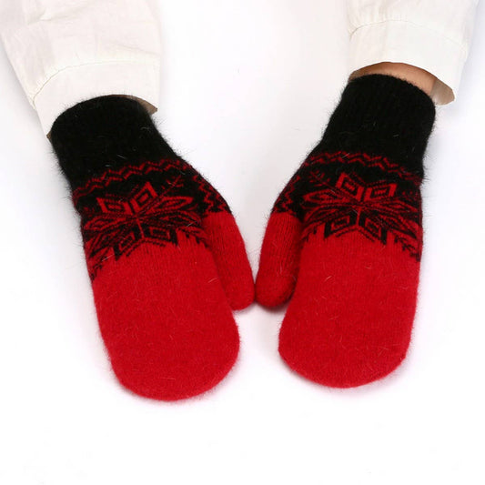 WINTER WARM KNITTED PLUSH JACQUARD GLOVES_CWAG0254