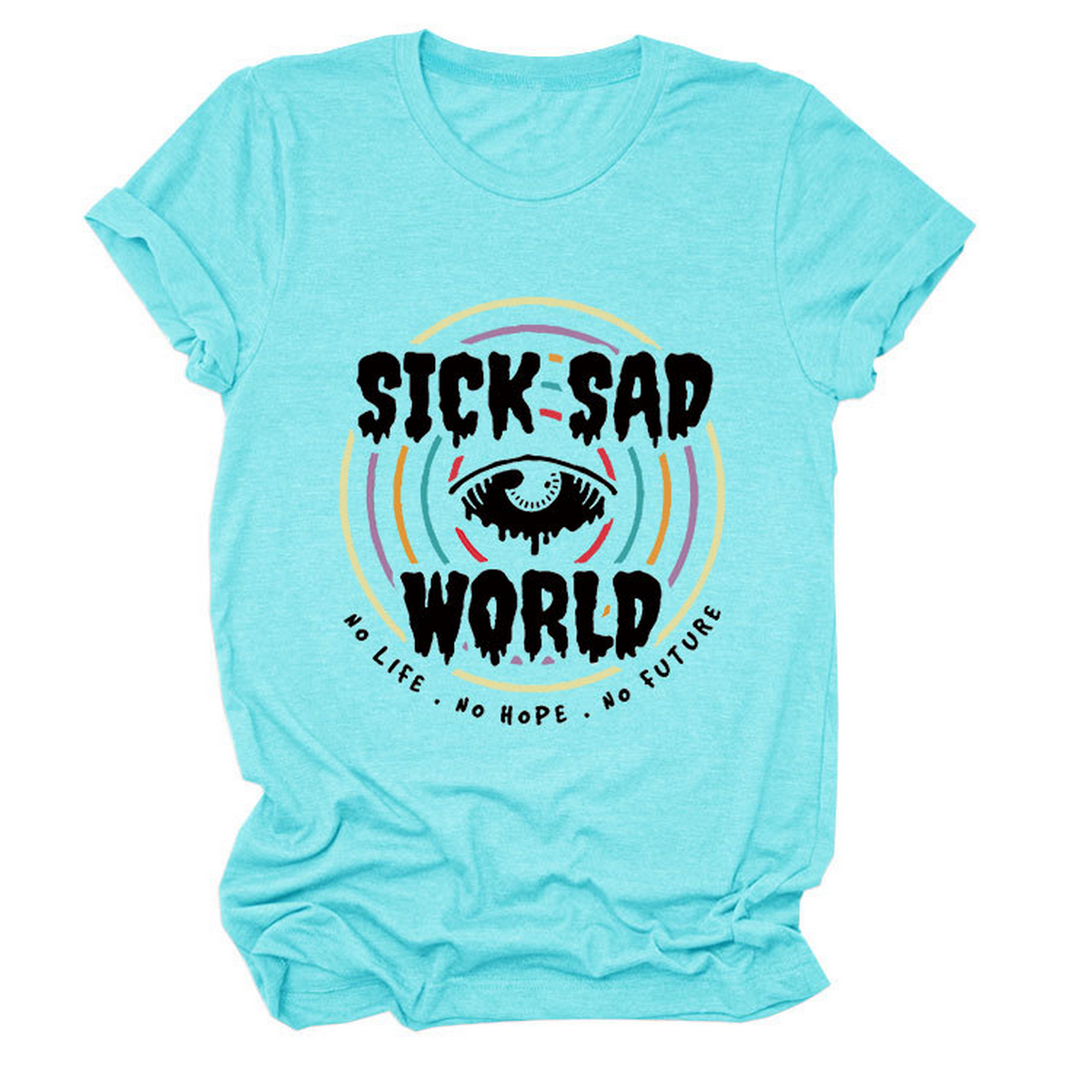 Simple Crew Neck Tee ??Comfortable Fit_CWTTS1532