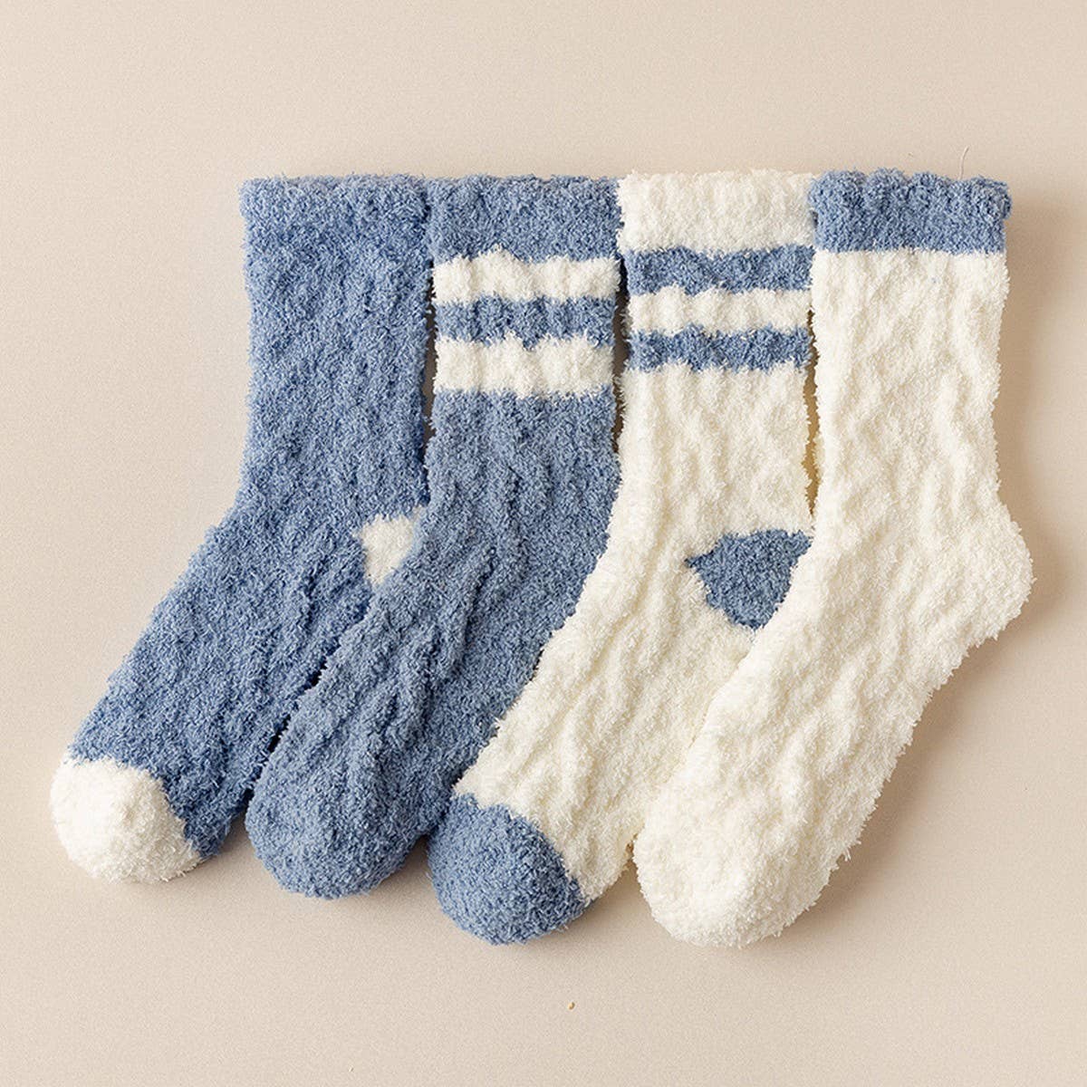 WOMEN'S THICK WARM CORAL FLEECE MID-TUBE SOCKS