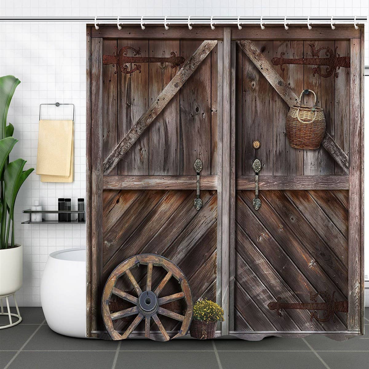 DIGITAL PRINTING WATERPROOF SHOWER CURTAIN