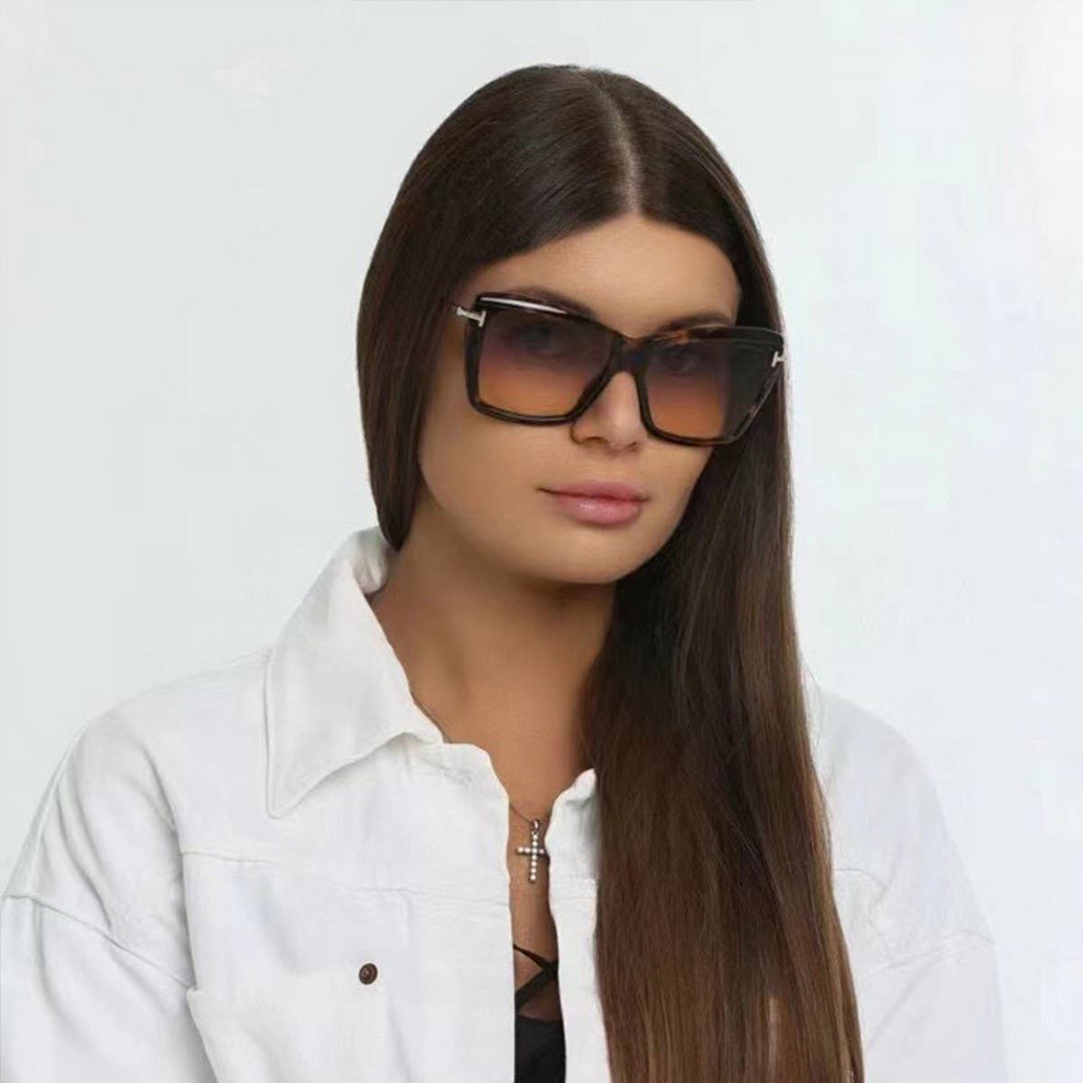 FASHIONABLE STREET STYLE CAT EYE SUNGLASSES