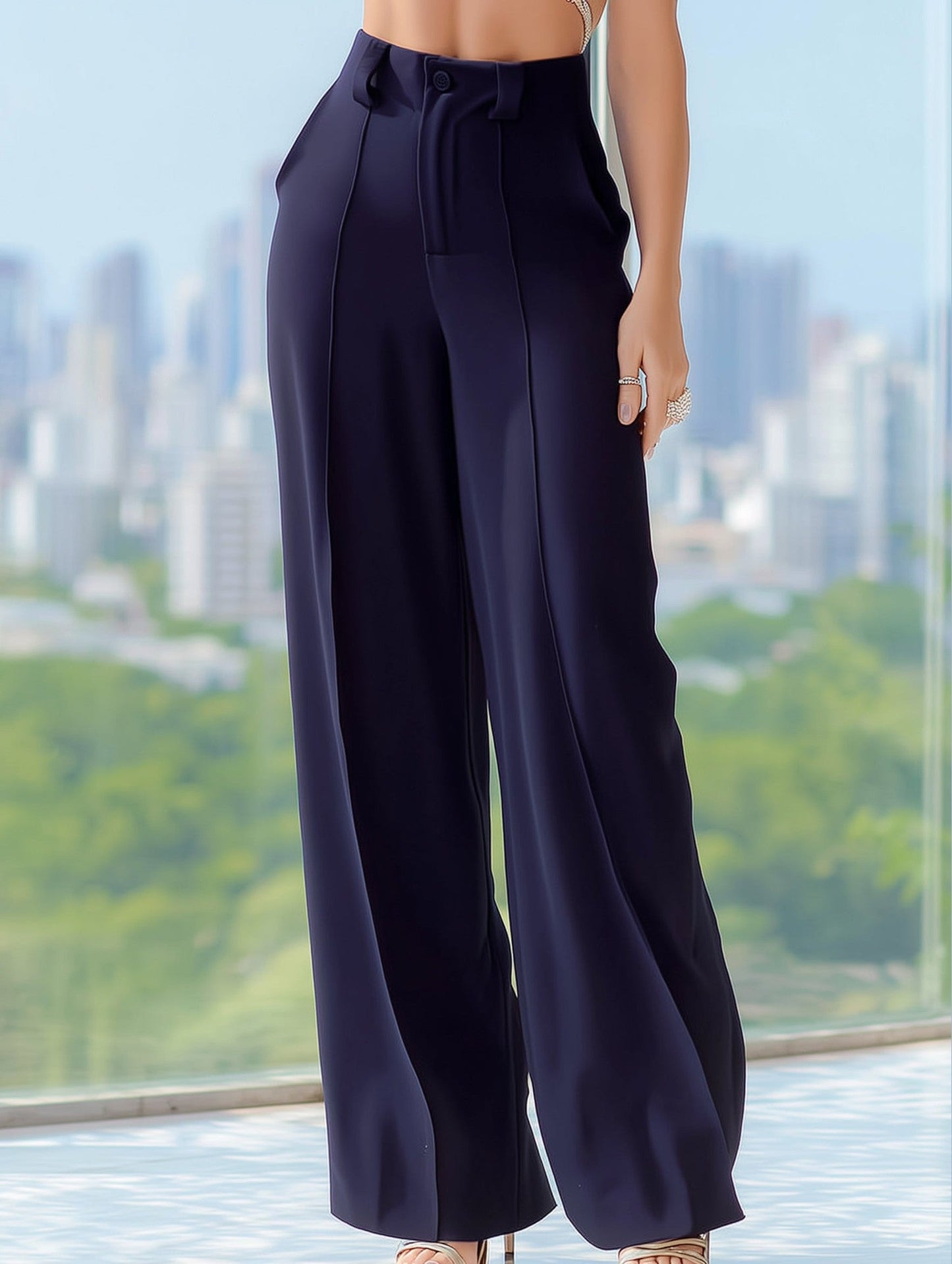 Loose Summer Wide Leg Pants ??Casual Lightweight Trousers for Women